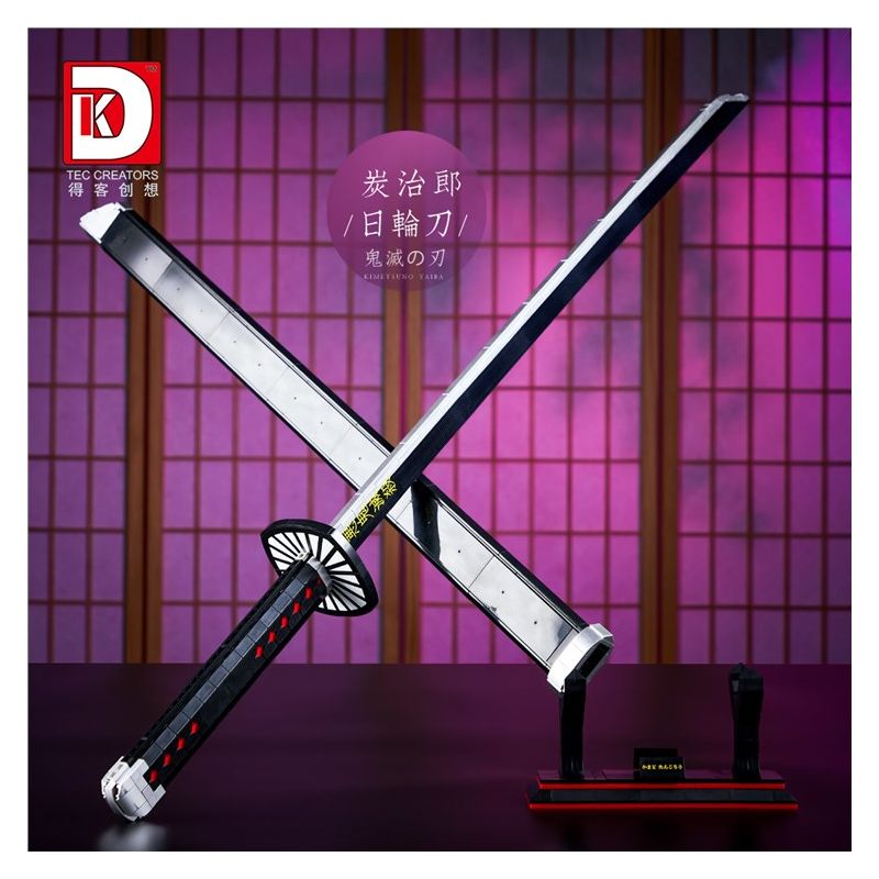 DK 1516 WE GAME COMING 66019 non  TANJIROU bộ đồ chơi xếp lắp ráp ghép mô hình Kimetsu No Yaiba Thanh Gươm Diệt Quỷ 759 khối