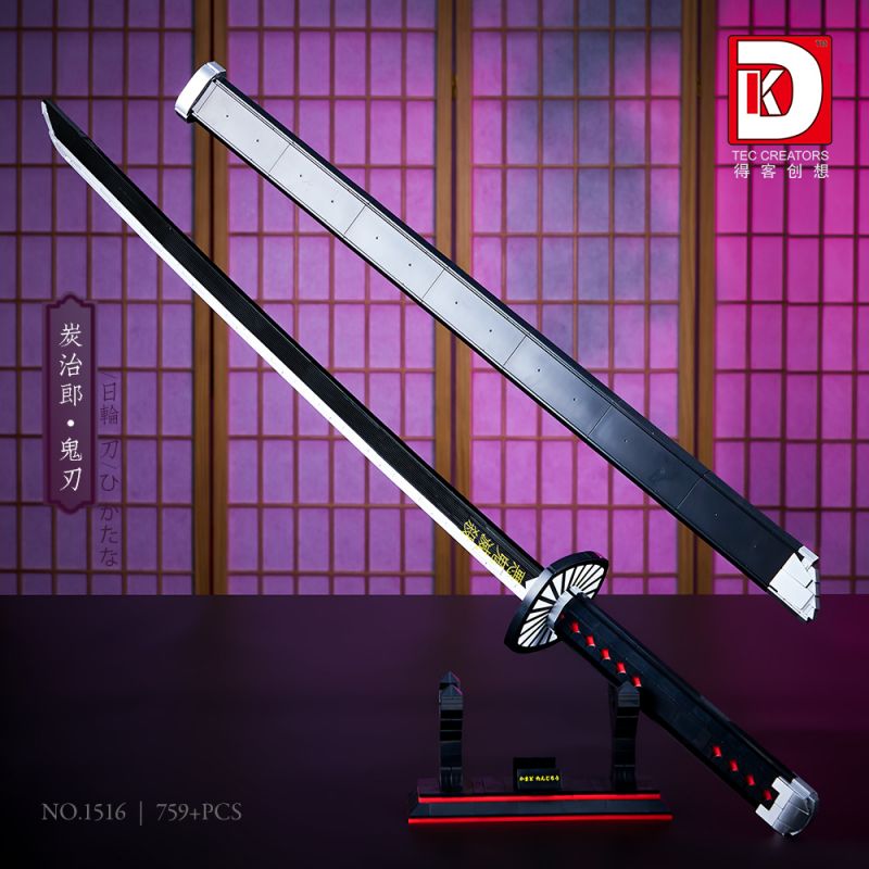 DK 1516 WE GAME COMING 66019 non  TANJIROU bộ đồ chơi xếp lắp ráp ghép mô hình Kimetsu No Yaiba Thanh Gươm Diệt Quỷ 759 khối