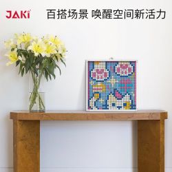 JAKI JK8261 8261 non  NGHỆ THUẬT PIXEL MÈO ĐA DẠNG bộ đồ chơi xếp lắp ráp ghép mô hình Art PIXEL ART MEOWGICAL KITTLES
