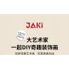 JAKI JK8261 8261 non  NGHỆ THUẬT PIXEL MÈO ĐA DẠNG bộ đồ chơi xếp lắp ráp ghép mô hình Art PIXEL ART MEOWGICAL KITTLES