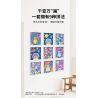 JAKI JK8261 8261 non  NGHỆ THUẬT PIXEL MÈO ĐA DẠNG bộ đồ chơi xếp lắp ráp ghép mô hình Art PIXEL ART MEOWGICAL KITTLES