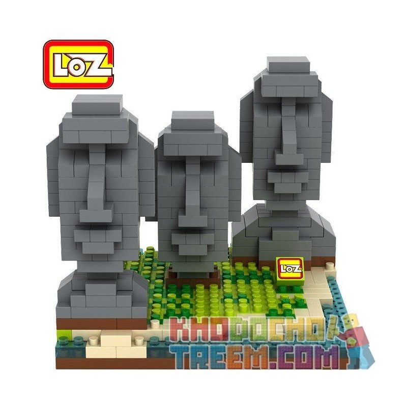 LOZ 9378 Xếp hình kiểu Nanoblock ARCHITECTURE Easter Island Statue Tượng Đảo Phục Sinh 440 khối LOZ 9378 Xếp hình kiểu Nanoblock ARCHITECTURE Easter Island Statue Tượng Đảo Phục Sinh 440 khối