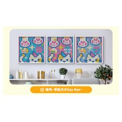 JAKI JK8261 8261 non  NGHỆ THUẬT PIXEL MÈO ĐA DẠNG bộ đồ chơi xếp lắp ráp ghép mô hình Art PIXEL ART MEOWGICAL KITTLES