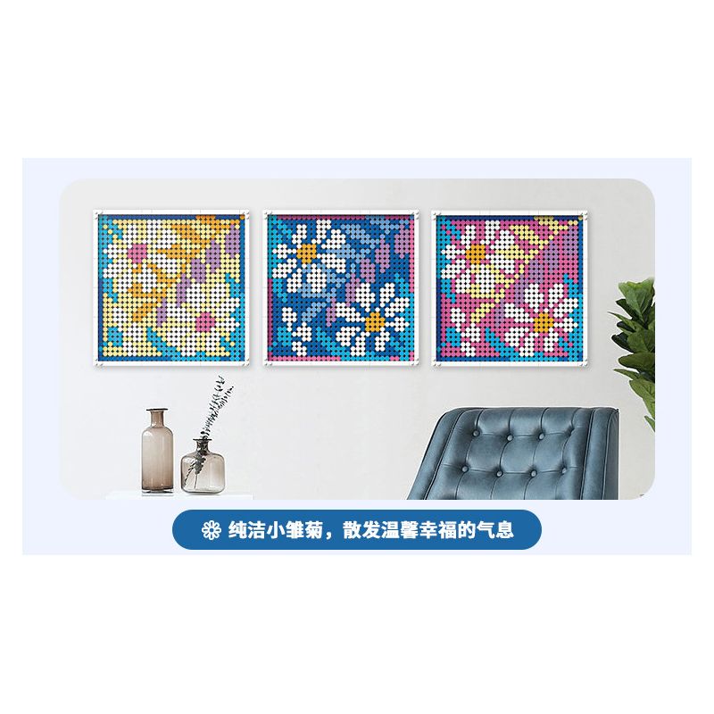 JAKI JK8261 8261 non  NGHỆ THUẬT PIXEL MÈO ĐA DẠNG bộ đồ chơi xếp lắp ráp ghép mô hình Art PIXEL ART MEOWGICAL KITTLES