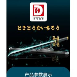 DK 1515 WE GAME COMING 66018 non  SÁT QUỶ KIMETSU NO YAIBA TOKITORU MUICHIRO bộ đồ chơi xếp lắp ráp ghép mô hình Thanh Gươm Diệt Quỷ 771 khối