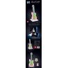 LIN07 00942 non  ĐÀN GHI TA bộ đồ chơi xếp lắp ráp ghép mô hình MUSICAL INSTRUMENT GUITAR 286 khối