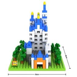 LOZ 9380 Xếp hình kiểu Nanoblock ARCHITECTURE Neuschwanstein Castle Lâu đài Neuschwanstein 550 khối LOZ 9380 Xếp hình kiểu Nanoblock ARCHITECTURE Neuschwanstein Castle Lâu đài Neuschwanstein 550 khối