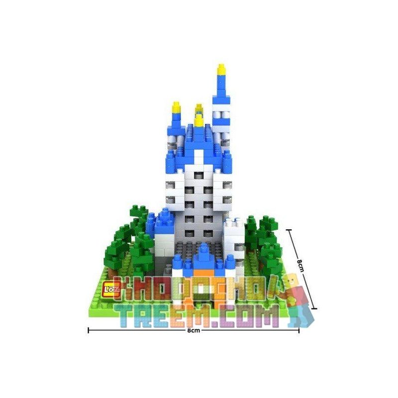 LOZ 9380 Xếp hình kiểu Nanoblock ARCHITECTURE Neuschwanstein Castle Lâu đài Neuschwanstein 550 khối LOZ 9380 Xếp hình kiểu Nanoblock ARCHITECTURE Neuschwanstein Castle Lâu đài Neuschwanstein 550 khối