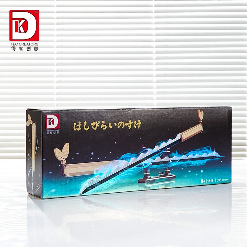 DK 1513 non  QUỶ KIẾM INOSUKE SUKIHIRA bộ đồ chơi xếp lắp ráp ghép mô hình Kimetsu No Yaiba Thanh Gươm Diệt Quỷ 838 khối