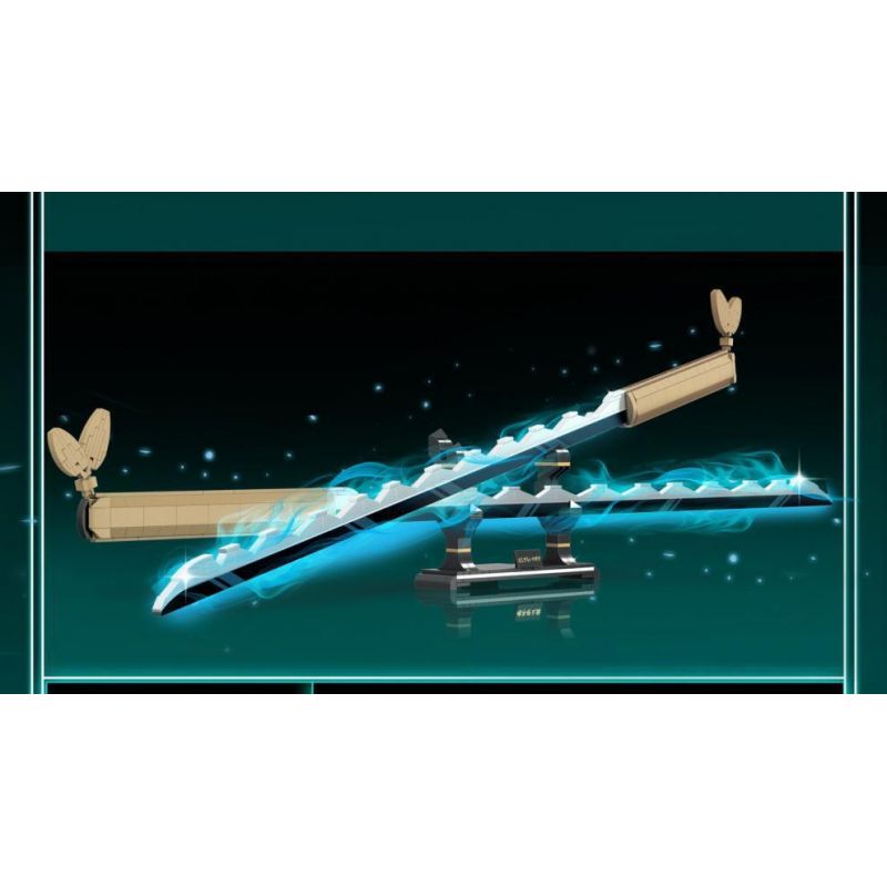 DK 1513 non  QUỶ KIẾM INOSUKE SUKIHIRA bộ đồ chơi xếp lắp ráp ghép mô hình Kimetsu No Yaiba Thanh Gươm Diệt Quỷ 838 khối