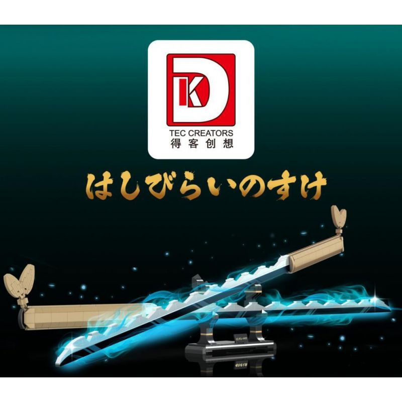 DK 1513 non  QUỶ KIẾM INOSUKE SUKIHIRA bộ đồ chơi xếp lắp ráp ghép mô hình Kimetsu No Yaiba Thanh Gươm Diệt Quỷ 838 khối
