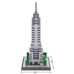 LOZ 9381 Xếp hình kiểu Nanoblock ARCHITECTURE Chrysler Building Tòa Nhà Chrysler 550 khối LOZ 9381 Xếp hình kiểu Nanoblock ARCHITECTURE Chrysler Building Tòa Nhà Chrysler 550 khối