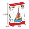 WOMA C0365 0365 non  HỘP NHẠC: GUITAR ĐIỆN bộ đồ chơi xếp lắp ráp ghép mô hình Creator MUSIC BOX Sáng Tạo 308 khối