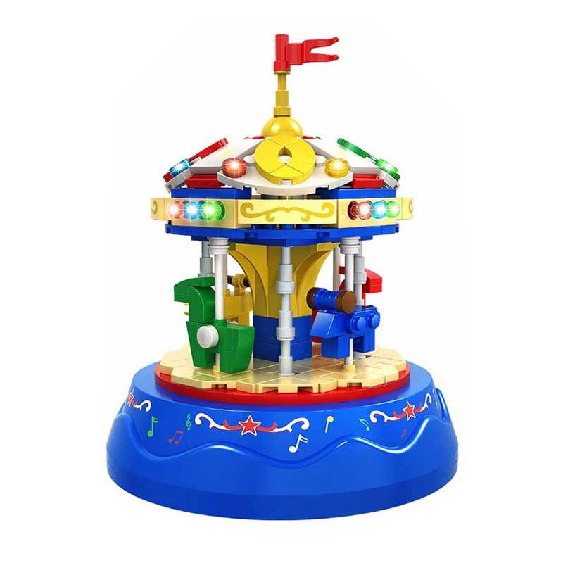 WOMA C0363 0363 non Lego HỘP NHẠC BĂNG CHUYỀN SPIRITED AWAY bộ đồ chơi xếp lắp ráp ghép mô hình Creator MUSIC BOX Sáng Tạo 222 khối