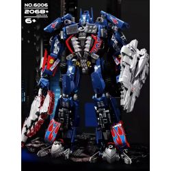 拓乐 6006 non  TỐI ƯU THỦ bộ đồ chơi xếp lắp ráp ghép mô hình Transformers Robot Đại Chiến Người Máy Biến Hình 2068 khối