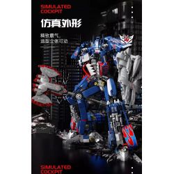 拓乐 6006 non  TỐI ƯU THỦ bộ đồ chơi xếp lắp ráp ghép mô hình Transformers Robot Đại Chiến Người Máy Biến Hình 2068 khối