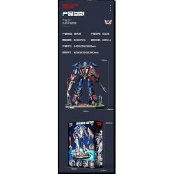 拓乐 6006 non  TỐI ƯU THỦ bộ đồ chơi xếp lắp ráp ghép mô hình Transformers Robot Đại Chiến Người Máy Biến Hình 2068 khối