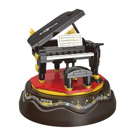 WOMA C0360 0360 non  HỘP NHẠC: PIANO bộ đồ chơi xếp lắp ráp ghép mô hình Creator MUSIC BOX Sáng Tạo 170 khối