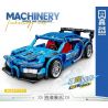 ZHEGAO QL1264 1264 non  XE PULLBACK MÀU XANH BRADY bộ đồ chơi xếp lắp ráp ghép mô hình  BUGATTI GT Kỹ Thuật Công Nghệ Cao Mô Hình Phương Tiện 503 khối