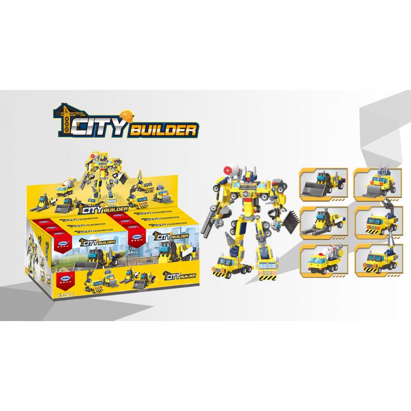 XINGBAO XB-57014 57014 XB57014 non  ROBOT XÂY DỰNG THÀNH PHỐ bộ đồ chơi xếp lắp ráp ghép mô hình City