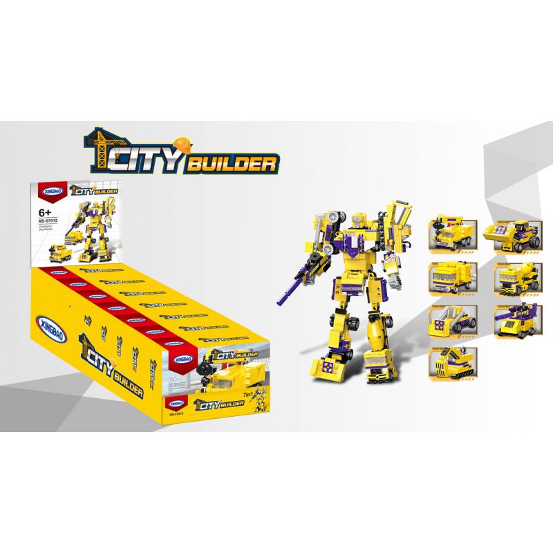 XINGBAO XB-57012 57012 XB57012 non  CƠ KHÍ XÂY DỰNG THÀNH PHỐ bộ đồ chơi xếp lắp ráp ghép mô hình City