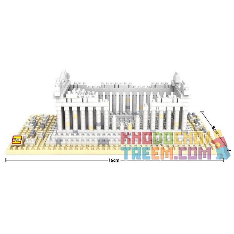 LOZ 9383 Xếp hình kiểu Nanoblock ARCHITECTURE Greek Temple đền Thờ Hy Lạp 600 khối LOZ 9383 Xếp hình kiểu Nanoblock ARCHITECTURE Greek Temple đền Thờ Hy Lạp 600 khối