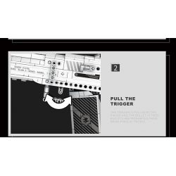 REOBRIX 77001 non  SA MẠC ĐẠI BÀNG. bộ đồ chơi xếp lắp ráp ghép mô hình Gun DESERT EAGLE Súng 408 khối