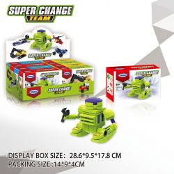 XINGBAO XB-58002 58002 XB58002 non  XE 8 MẪU bộ đồ chơi xếp lắp ráp ghép mô hình Creator SUPER CHANGE TEAM Sáng Tạo