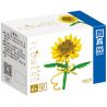 ZHEGAO QL2360 2360 non  HƯỚNG DƯƠNG bộ đồ chơi xếp lắp ráp ghép mô hình Flowers Hoa 122 khối