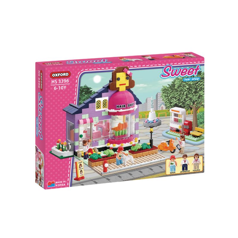 OXFORD HS3396 3396 non TIỆM HỚT TÓC bộ đồ chơi xếp lắp ráp ghép mô hình City 헤어샵 Thành Phố OXFORD HS3396 3396 non TIỆM HỚT TÓC bộ đồ chơi xếp lắp ráp ghép mô hình City 헤어샵 Thành Phố