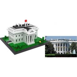 LOZ 9386 Xếp hình kiểu Nanoblock ARCHITECTURE White House Nhà Trắng 1170 khối LOZ 9386 Xếp hình kiểu Nanoblock ARCHITECTURE White House Nhà Trắng 1170 khối