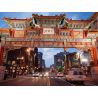 WANGE 5234 non  KHU PHỐ TÀU. bộ đồ chơi xếp lắp ráp ghép mô hình Chinatown 1245 khối