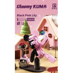 QIZHILE 92020 non  MÀU SẮC PHÙ HỢP VỚI GẤU bộ đồ chơi xếp lắp ráp ghép mô hình