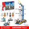 GUDI 11002 non  TẢI CƠ SỞ PHÓNG TÊN LỬA bộ đồ chơi xếp lắp ráp ghép mô hình China Aerospace Museum 796 khối