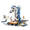 GUDI 11001 non  BẢO TÀNG HÀNG KHÔNG VŨ TRỤ TRUNG QUỐC CĂN CỨ PHÓNG TÀU CON THOI bộ đồ chơi xếp lắp ráp ghép mô hình China Aerospace Museum 574 khối