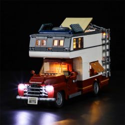 FUNWHOLE F9012 9012 non  XE CẮM TRẠI bộ đồ chơi xếp lắp ráp ghép mô hình Creator Expert Chuyên Gia Sáng Tạo 1741 khối