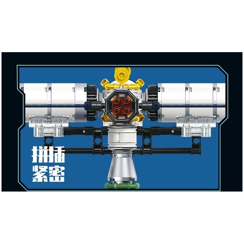 JIESTAR 58006 non  TRẠM VŨ TRỤ THIÊN CUNG bộ đồ chơi xếp lắp ráp ghép mô hình 838 khối