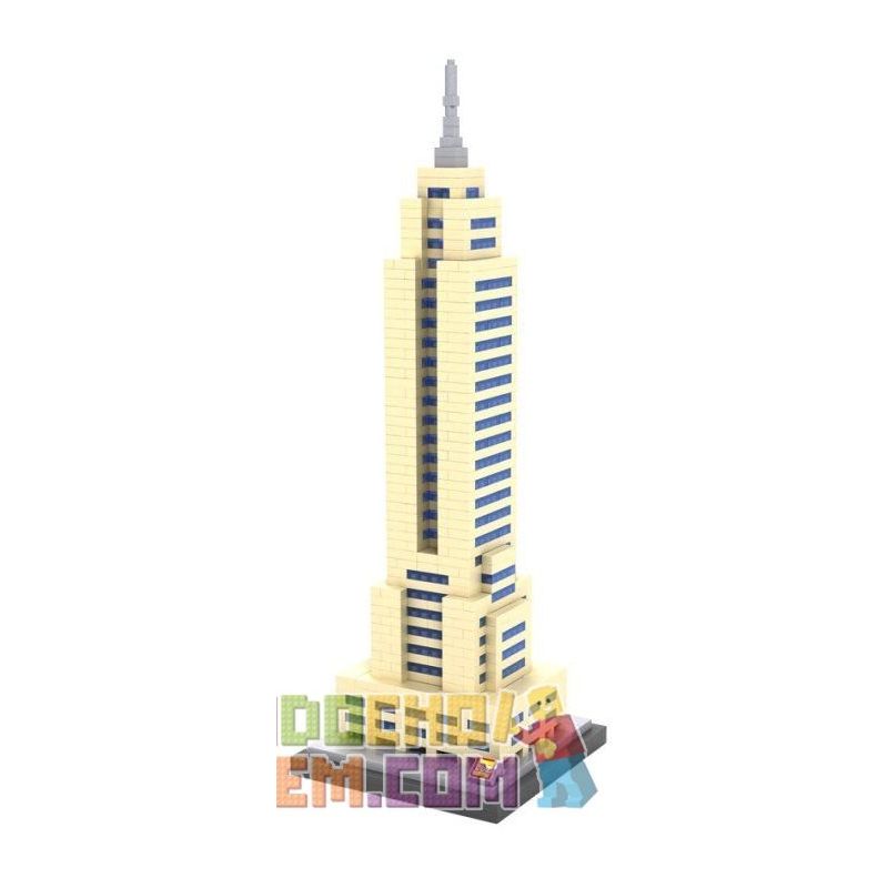 LOZ 9388 Xếp hình kiểu Nanoblock ARCHITECTURE Empire State Building Tòa Nhà Quốc Hội 910 khối