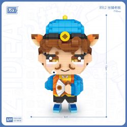 LOZ 8912 non  CHỦ TIỆM CẦM ĐỒ bộ đồ chơi xếp lắp ráp ghép mô hình Creator Sáng Tạo 710 khối