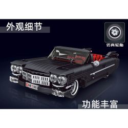 MouldKing 10012 Mould King 10012 non  CADILLAC ELDORADO bộ đồ chơi xếp lắp ráp ghép mô hình Creator Expert Chuyên Gia Sáng Tạo 1245 khối