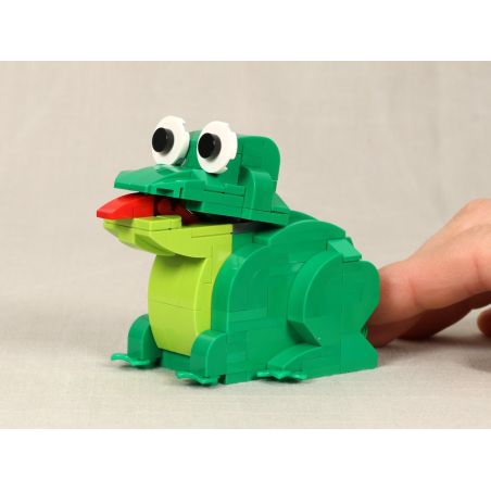 COOL PLAY 02 REBRICKABLE MOC-72315 72315 MOC72315 non  ẾCH THÈ LƯỠI bộ đồ chơi xếp lắp ráp ghép mô hình Creator MECHANICAL FROG Sáng Tạo 172 khối