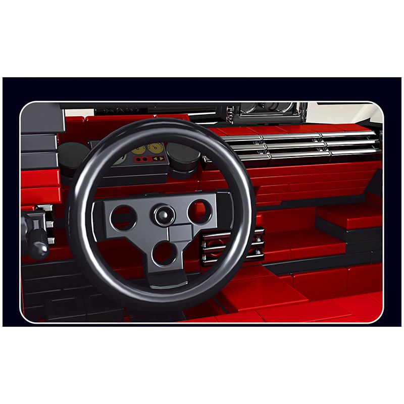 MouldKing 10012 Mould King 10012 non  CADILLAC ELDORADO bộ đồ chơi xếp lắp ráp ghép mô hình Creator Expert Chuyên Gia Sáng Tạo 1245 khối