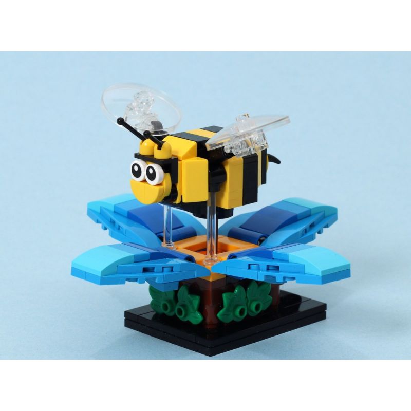 COOL PLAY 01 REBRICKABLE MOC-73213 73213 MOC73213 non Lego ONG BAY bộ đồ chơi xếp lắp ráp ghép mô hình Creator FLYING HONEYBEE Sáng Tạo 174 khối