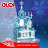 GUDI 9034 non  BÀN TRANG ĐIỂM ICE PRINCESS bộ đồ chơi xếp lắp ráp ghép mô hình 232 khối
