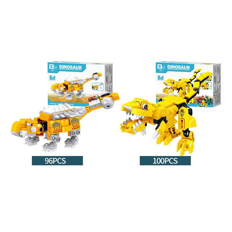 B BRAND QL0209 0209 non  KHỦNG LONG MECH 6 TRONG 1 bộ đồ chơi xếp lắp ráp ghép mô hình Dino DINOSAUR MECHA 670 khối B BRAND QL0209 0209 non  KHỦNG LONG MECH 6 TRONG 1 bộ đồ chơi xếp lắp ráp ghép mô hình Dino DINOSAUR MECHA 670 khối