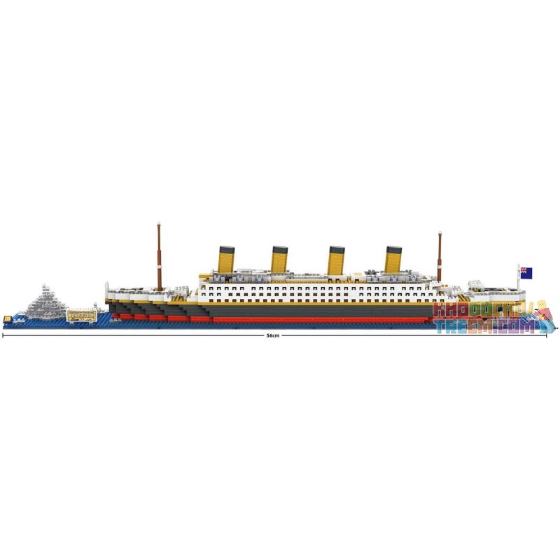LOZ 9389 YZ DIAMOND 66503 Xếp hình kiểu Nanoblock ARCHITECTURE Titanic Titanic 1860 khối