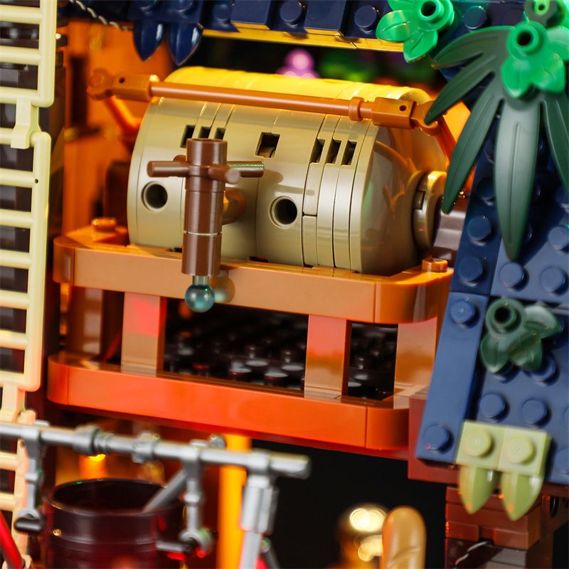 FUNWHOLE F9011 9011 non  QUÁN RƯỢU BẾN TÀU THỜI TRUNG CỔ bộ đồ chơi xếp lắp ráp ghép mô hình Creator Expert Chuyên Gia Sáng Tạo 2143 khối