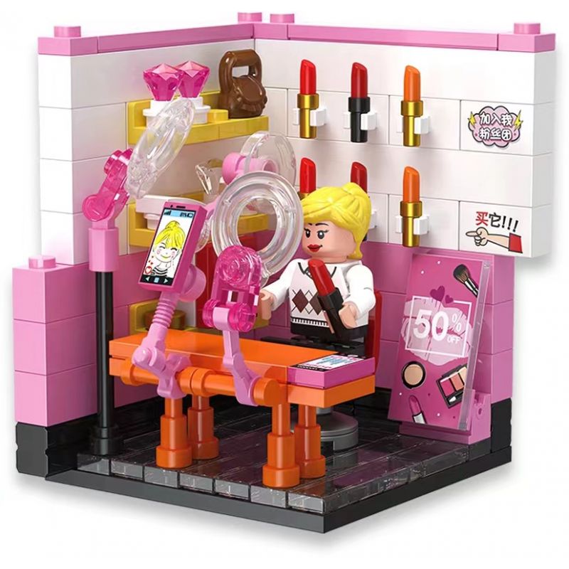 ZHEGAO CW2004 2004 non  6 KIỂU NGHỀ NGHIỆP NGƯỜI MƠ MỘNG NHA SĨ PHI HÀNH GIA LÍNH CỨU HỎA HỌA NỔI TIẾNG TRÊN INTERNET RAP bộ đồ chơi xếp lắp ráp ghép mô hình Fire Rescure CAREER DREAMER