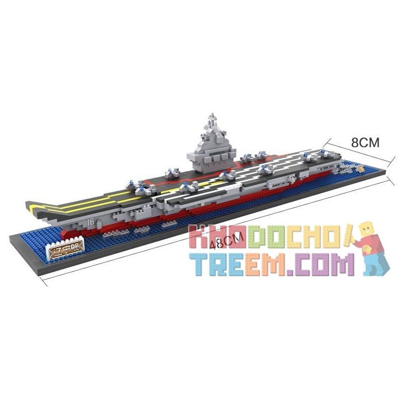 HAIYANG STAR SS993-9 993-9 LOZ 9390 Xếp hình kiểu  ARCHITECTURE Aircraft Carrier Tàu Sân Bay 1300 khối HAIYANG STAR SS993-9 993-9 LOZ 9390 Xếp hình kiểu  ARCHITECTURE Aircraft Carrier Tàu Sân Bay 1300 khối