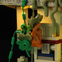 FUNWHOLE F9010 9010 non  DI TÍCH ĐỀN RỪNG bộ đồ chơi xếp lắp ráp ghép mô hình Adventurers Thám Hiểm 1242 khối